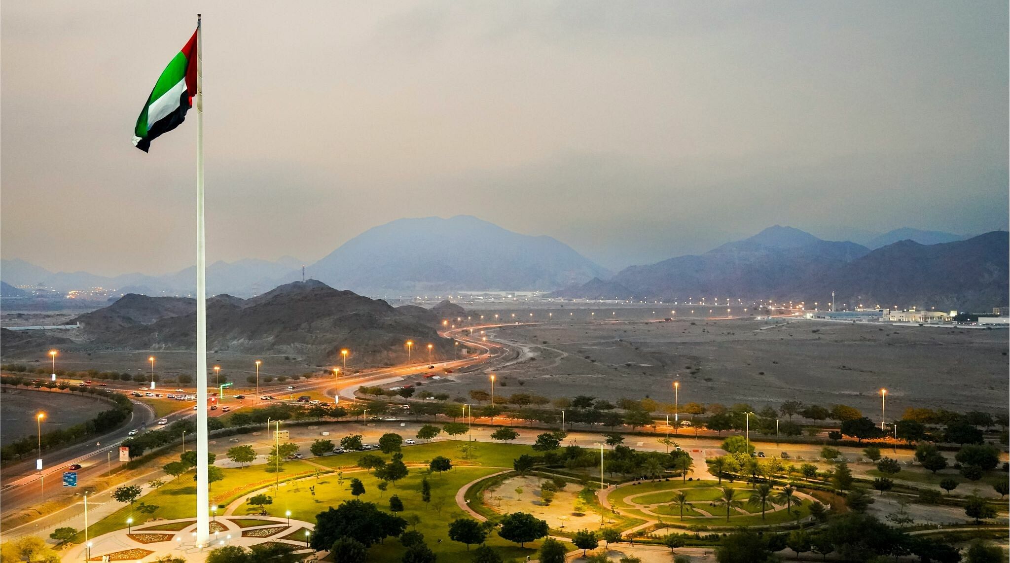Fujairah mountains background